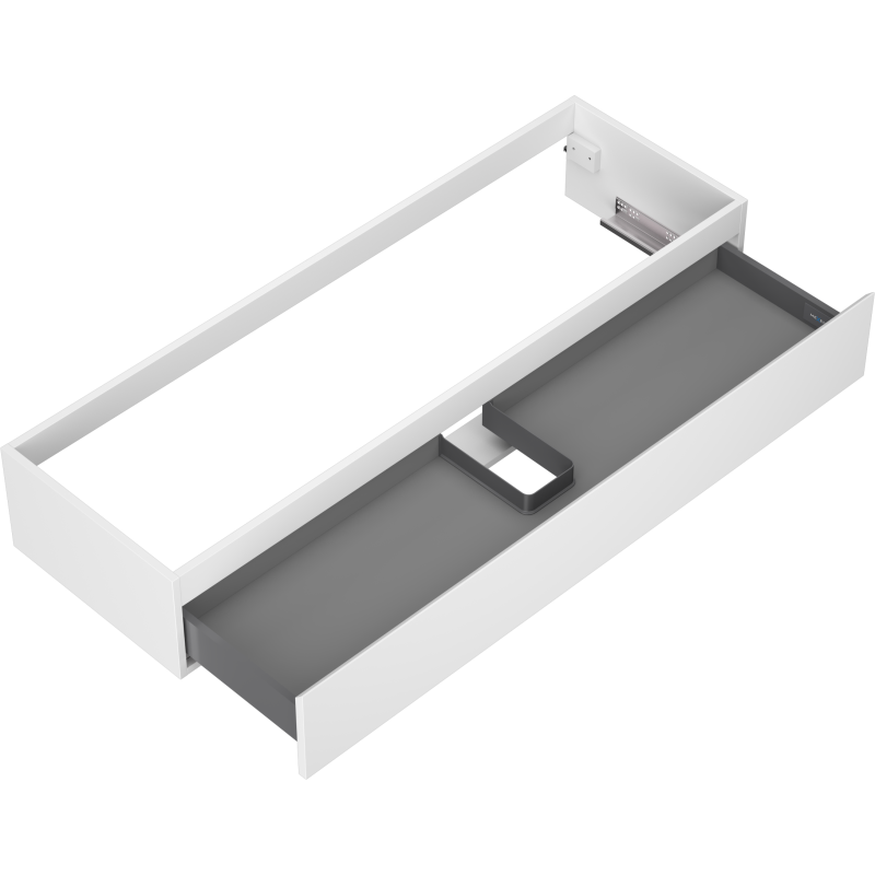 Mexen Orio Badezimmerschrank unter dem Waschbecken 140 cm, 1 Schublade, weiß matt - 91A10-14023-1-BF01