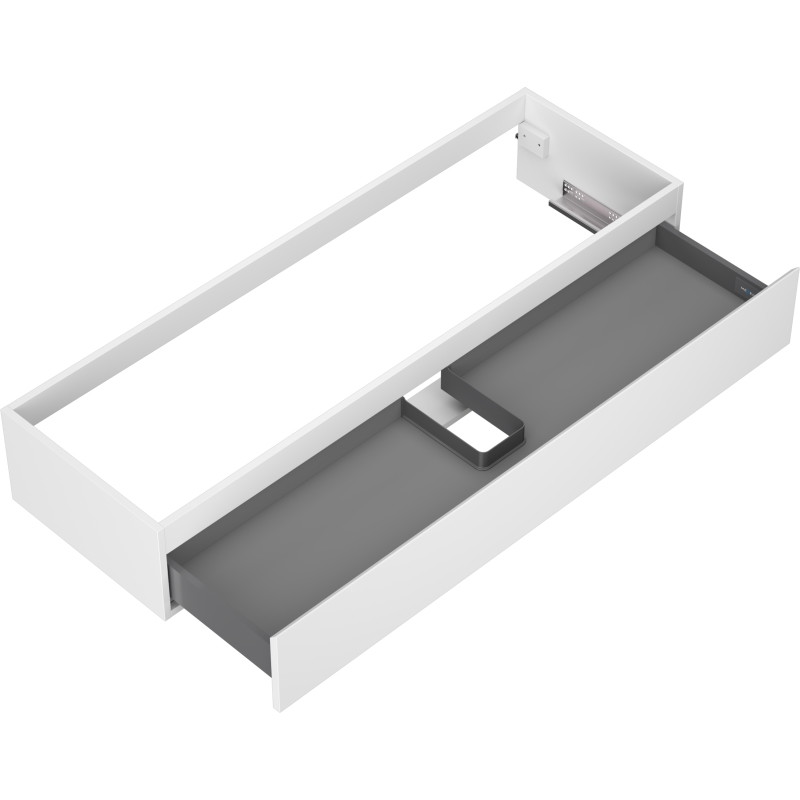 Mexen Orio vannitoa kapp valamualune 140 cm, 1 sahtel, valge matt - 91A10-14023-1-BF01