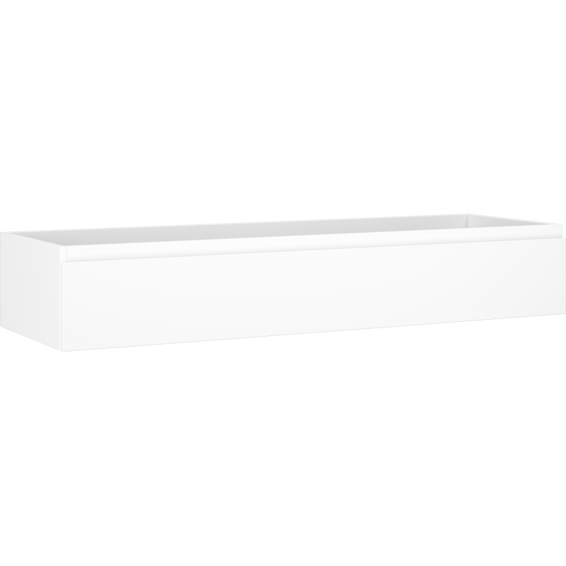 Mexen Orio Badezimmerschrank unter Waschbecken 140 cm, 1 Schublade, weiß matt - 91A10-14023-1-BF01