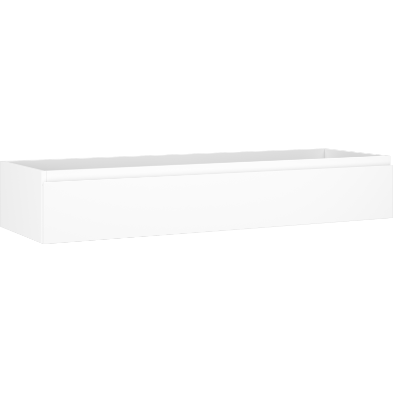 Mexen Orio mueble de baño suspendido de 140 cm, 1 cajón, blanco mate - 91A10-14023-1-BF01