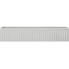 Mexen Rivel Badezimmerschrank unter dem Waschbecken 120 cm, 1 Schublade, geriffelt, grau matt - 91A20-12023-1-BF62