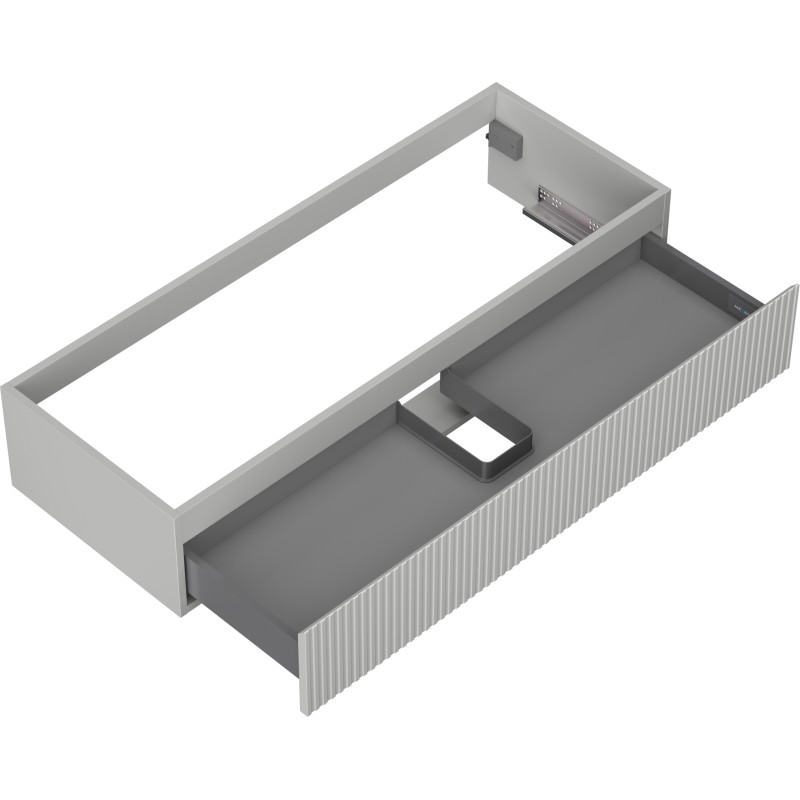 Mexen Rivel vannitoa valamualune kapp 120 cm, 1 sahtel, sooneline, hall matt - 91A20-12023-1-BF62