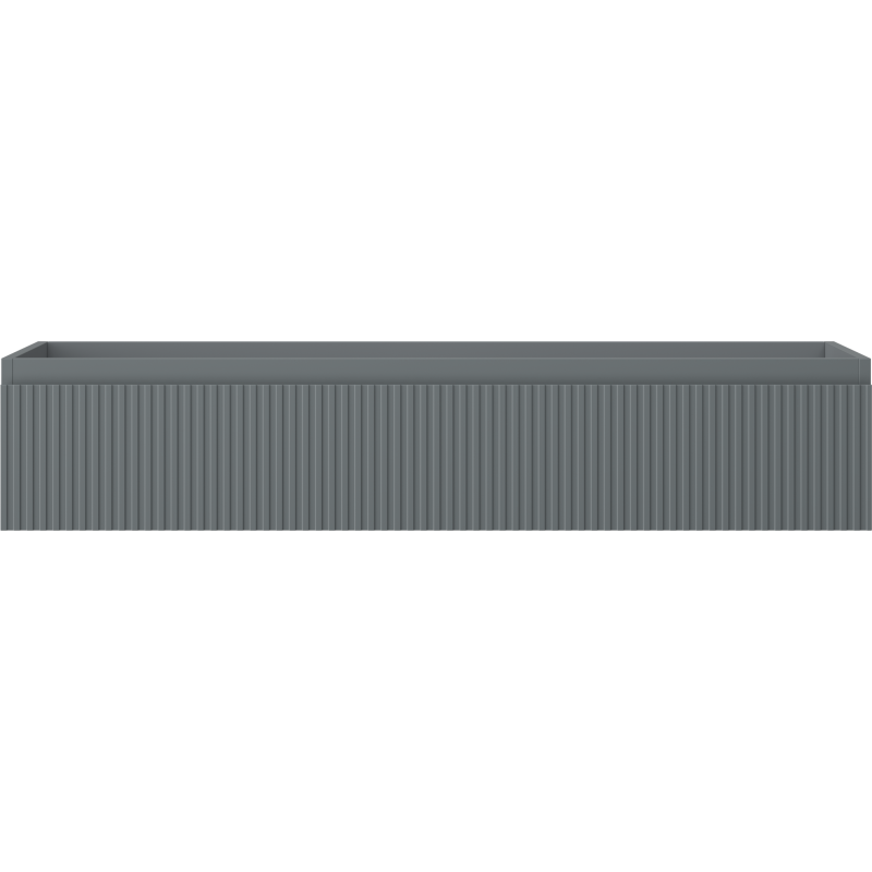 Mexen Rivel armário de casa de banho para lavatório 120 cm, 1 gaveta, canelado, cinzento mate - 91A20-12023-1-BF66