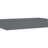 Mexen Rivel kupaonski ormarić ispod umivaonika 120 cm, 1 ladica, profilirana, siva mat - 91A20-12023-1-BF66