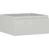 Mexen Orio meuble sous-lavabo 50 cm, 1 tiroir, gris mat- 91A10-05023-1-BF62
