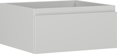 Mexen Orio badkamerkastje voor onder de wastafel 50 cm, 1 lade, grijs mat- 91A10-05023-1-BF62