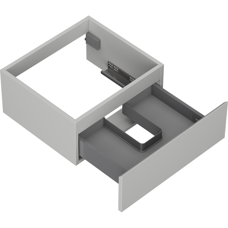 Mexen Orio mobile bagno sottolavabo 50 cm, 1 cassetto, grigio opaco - 91A10-05023-1-BF62