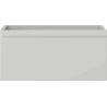 Mexen Orio meuble sous-lavabo 50 cm, 1 tiroir, gris mat- 91A10-05023-1-BF62