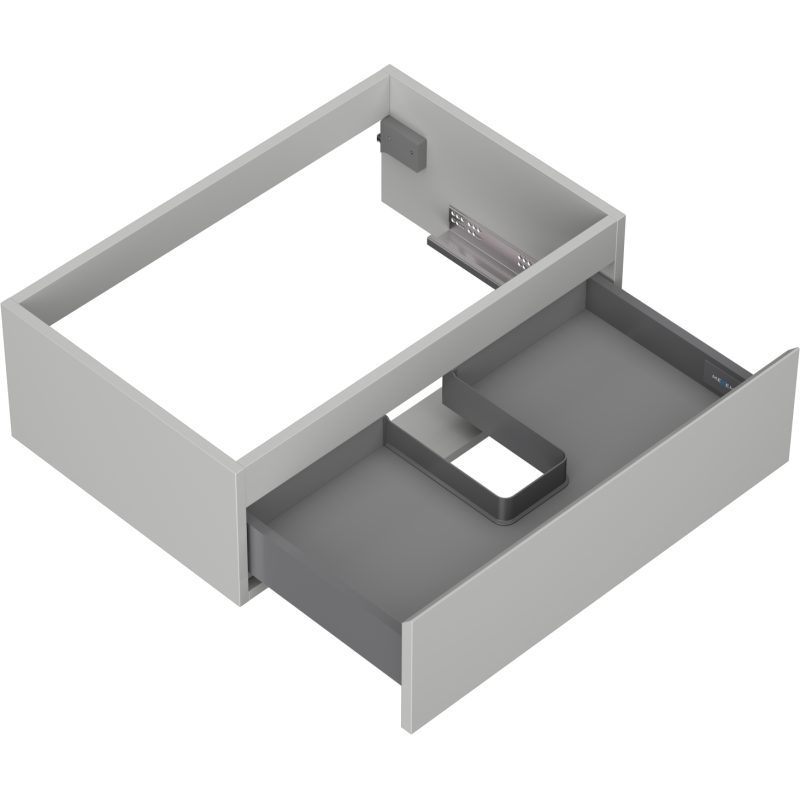 Mexen Orio armoire de salle de bain sous lavabo 70 cm, 1 tiroir, gris mat - 91A10-07023-1-BF62