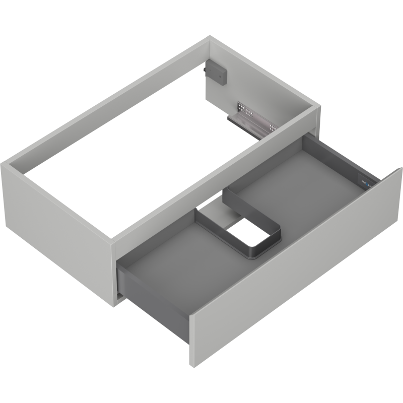 Mexen Orio meuble de salle de bain sous lavabo 80 cm, 1 tiroir, gris mat - 91A10-08023-1-BF62