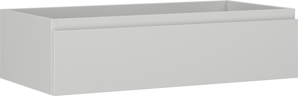 Mexen Orio meuble de salle de bains sous vasque 90 cm, 1 tiroir, gris mat - 91A10-09023-1-BF62