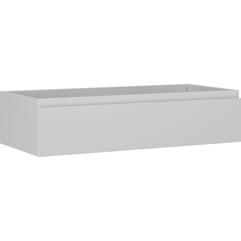 Mexen Orio kylpyhuonekaappi pesuallastason alle 100 cm, 1 laatikko, harmaa matta - 91A10-10023-1-BF62