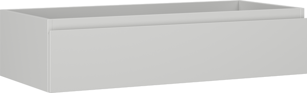 Mexen Orio mueble de baño para lavabo de 100 cm, 1 cajón, gris mate - 91A10-10023-1-BF62