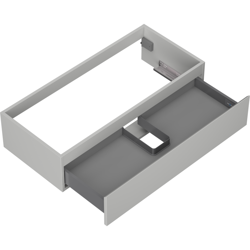 Mexen Orio mobile da bagno sottolavabo 100 cm, 1 cassetto, grigio opaco - 91A10-10023-1-BF62