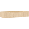 Mexen Rivel badkamerkast onder de wastafel 120 cm, 1 lade, geribbeld, eiken - 91A20-12023-1-BF81