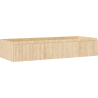 Mexen Rivel meuble de salle de bain sous lavabo 120 cm, 1 tiroir, rainuré, chêne - 91A20-12023-1-BF81