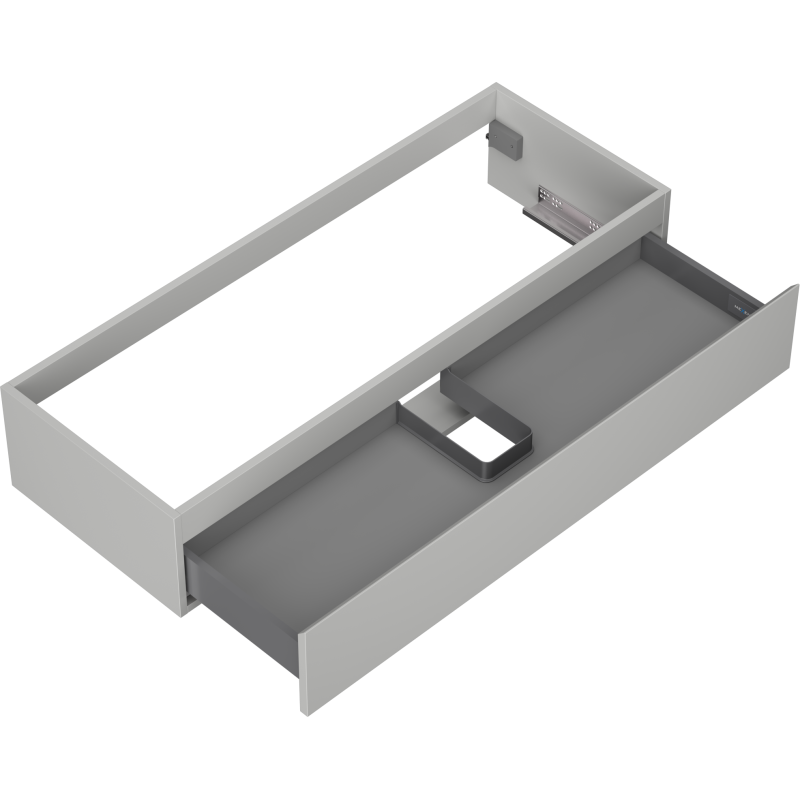 Mexen Orio Badezimmer-Unterschrank 120 cm, 1 Schublade, grau matt - 91A10-12023-1-BF62