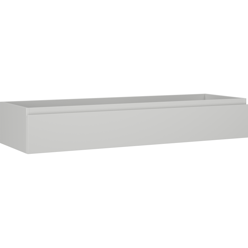 Mexen Orio Badezimmerschrank 140 cm, 1 Schublade, grau matt - 91A10-14023-1-BF62