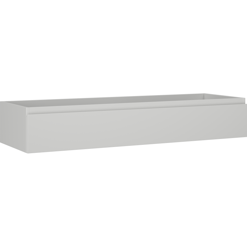Mexen Orio vannas istabas skapis zem izlietnes 140 cm, 1 atvilktne, pelēks mats - 91A10-14023-1-BF62