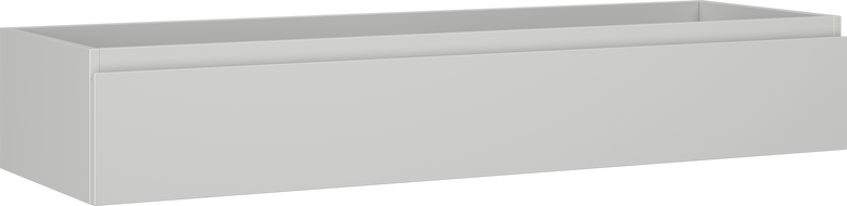 Mexen Orio kupaonski ormarić ispod umivaonika 140 cm, 1 ladica, siva mat - 91A10-14023-1-BF62