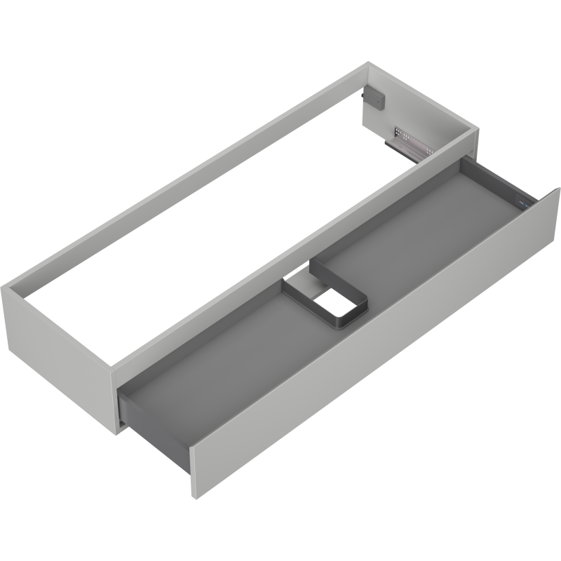 Mexen Orio armoire de salle de bain sous lavabo 140 cm, 1 tiroir, gris mat - 91A10-14023-1-BF62