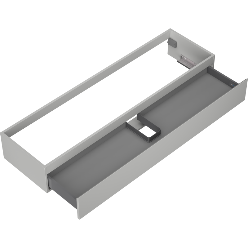 Mexen Orio Badezimmerunterschrank 160 cm, 1 Schublade, grau matt - 91A10-16023-1-BF62