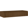 Mexen Rivel badkamerkast onder de wastafel 120 cm, 1 lade, geribbeld, walnoot - 91A20-12023-1-BF86