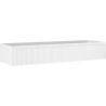Mexen Rivel Badezimmerschrank unter dem Waschbecken 140 cm, 1 Schublade, geriffelt, weiß matt - 91A20-14023-1-BF01