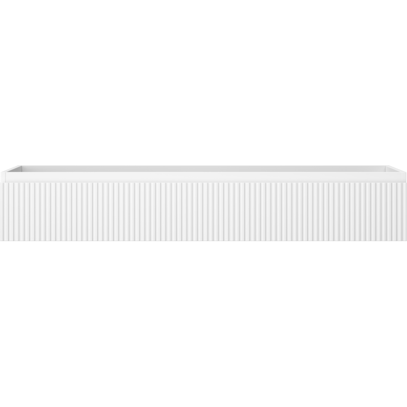 Mexen Rivel meuble de salle de bain sous lavabo 140 cm, 1 tiroir, rainuré, blanc mat - 91A20-14023-1-BF01