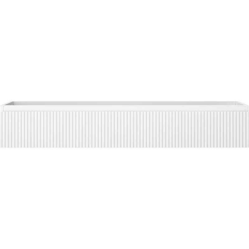 Mexen Rivel vannitoakapp valamu alla 140 cm, 1 sahtel, soonitud, valge matt - 91A20-14023-1-BF01