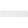 Mexen Rivel Badezimmerschrank unter dem Waschbecken 140 cm, 1 Schublade, geriffelt, weiß matt - 91A20-14023-1-BF01