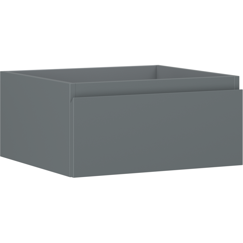 Mexen Orio szafka łazienkowa podumywalkowa 50 cm, 1 szuflada, grafit mat- 91A10-05023-1-BF66