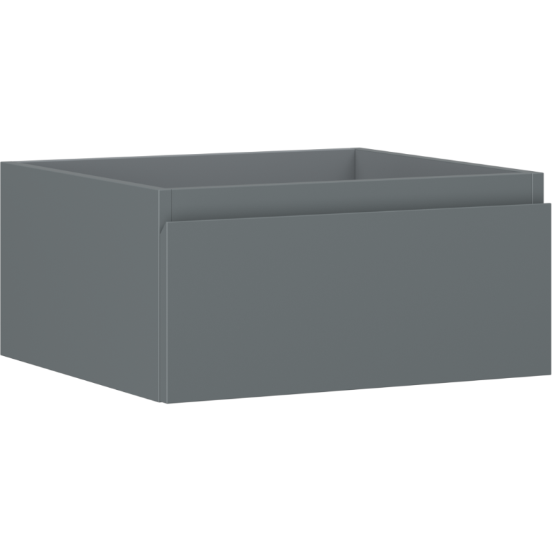 Mexen Orio vanity cabinet 50 cm, 1 drawer, matte graphite - 91A10-05023-1-BF66
