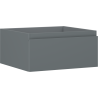 Mexen Orio vanity cabinet 50 cm, 1 drawer, matte graphite - 91A10-05023-1-BF66