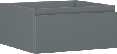 Mexen Orio badkamerkastje onder gootsteen 50 cm, 1 lade, grafiet mat- 91A10-05023-1-BF66