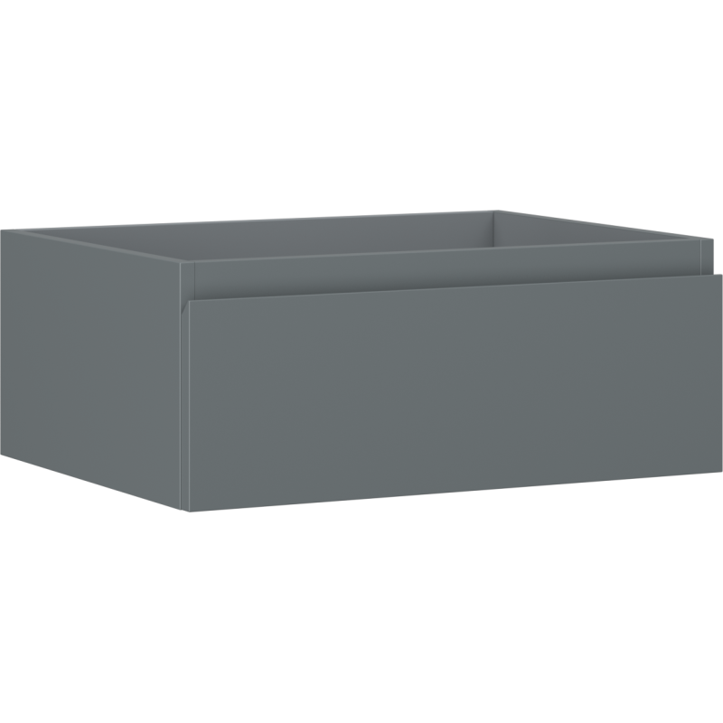Mexen Orio Badezimmerschrank unter Waschbecken 60 cm, 1 Schublade, Graphit matt - 91A10-06023-1-BF66