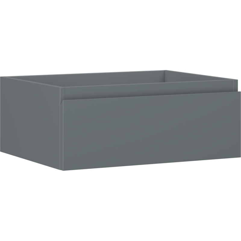 Mexen Orio badkamerkast onder gootsteen 60 cm, 1 lade, grafiet mat - 91A10-06023-1-BF66