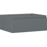 Mexen Orio armoire de salle de bains sous lavabo 60 cm, 1 tiroir, graphite mat - 91A10-06023-1-BF66