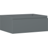 Mexen Orio badkamerkast onder gootsteen 60 cm, 1 lade, grafiet mat - 91A10-06023-1-BF66