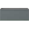 Mexen Orio badkamerkast onder gootsteen 60 cm, 1 lade, grafiet mat - 91A10-06023-1-BF66