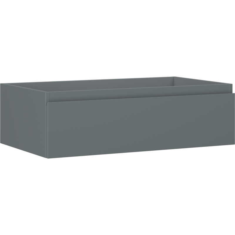 Mexen Orio badmeubelkast onder de wastafel 80 cm, 1 lade, grafiet mat - 91A10-08023-1-BF66