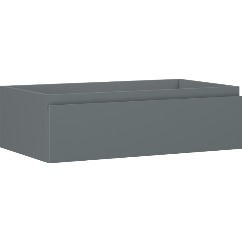 Mexen Orio szafka łazienkowa podumywalkowa 80 cm, 1 szuflada, grafit mat - 91A10-08023-1-BF66