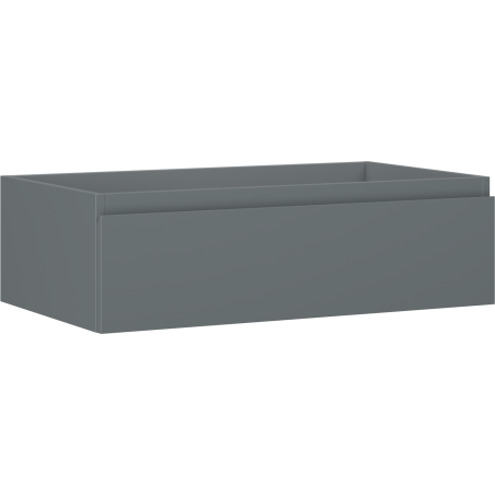 Mexen Orio Badezimmerschrank für Waschbecken 80 cm, 1 Schublade, Graphit Matt - 91A10-08023-1-BF66