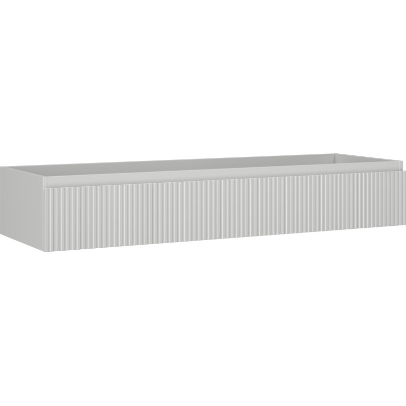 Mexen Rivel vannitoakapp valamu alla 140 cm, 1 sahtel, sooniline, hall matt - 91A20-14023-1-BF62