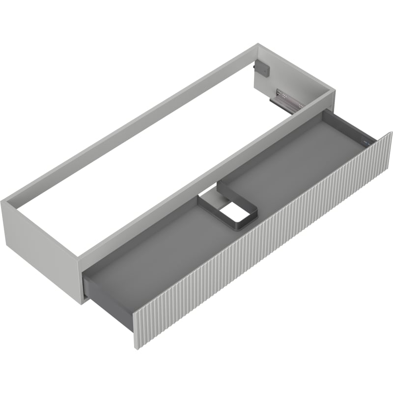Mexen Rivel vannitoakapp valamu alla 140 cm, 1 sahtel, sooniline, hall matt - 91A20-14023-1-BF62