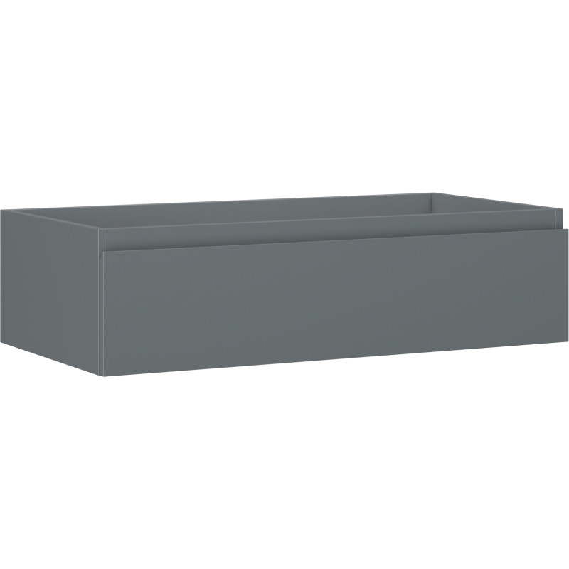 Mexen Orio ormarić za kupaonicu ispod umivaonika 90 cm, 1 ladica, mat grafit - 91A10-09023-1-BF66