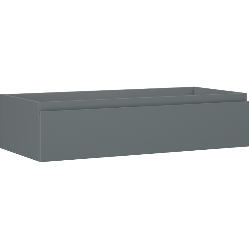 Mexen Orio szafka łazienkowa podumywalkowa 100 cm, 1 szuflada, grafit mat - 91A10-10023-1-BF66