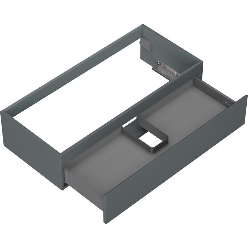 Mexen Orio armario de baño para lavabo 100 cm, 1 cajón, grafito mate - 91A10-10023-1-BF66