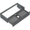 Mexen Orio Badezimmer-Unterschrank 100 cm, 1 Schublade, Grafit Matt - 91A10-10023-1-BF66