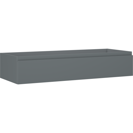 Mexen Orio bathroom cabinet for washbasin 120 cm, 1 drawer, matte graphite - 91A10-12023-1-BF66